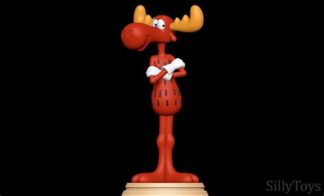 bullwinkle J. moose 3D print model | CGTrader