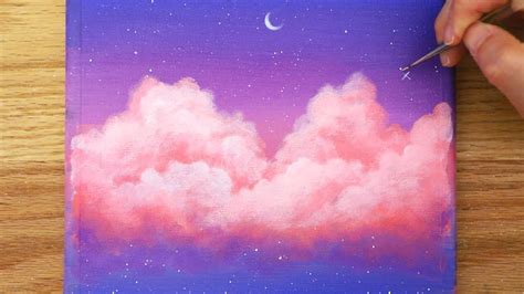 √ How to paint halloween night clouds acrylic | ann's blog