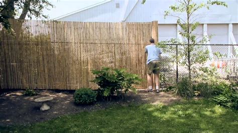 Tonkin Bamboo Rolled Fence