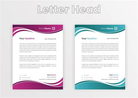 Creative Letterhead Design Ideas - Infoupdate.org