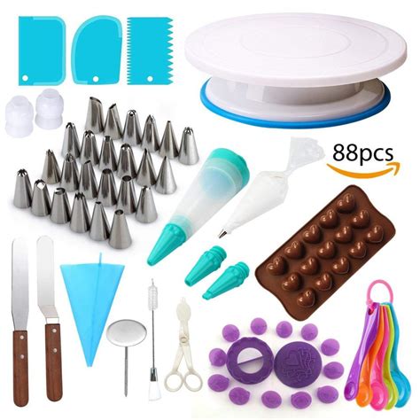 Cake Decorating Supplies Kit by Lime & Lemons Co Review | Decorating tools, Cake decorating ...