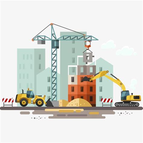 Construction Site Clipart Transparent Background, Construction Site, Construction Clipart ...