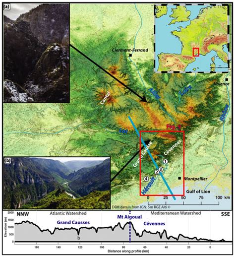 SE - Determining the Plio-Quaternary uplift of the southern French Massif Central; a new insight ...