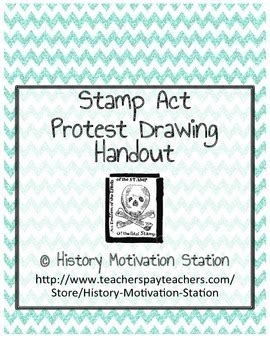 Stamp Act Protest Drawing Handout by History Motivation Station | TPT