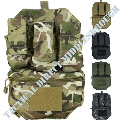 TACTICAL ASSAULT PANEL AIRSOFT PLATE CARRIER MOLLE SYSTEM AMMO POUCHES ...