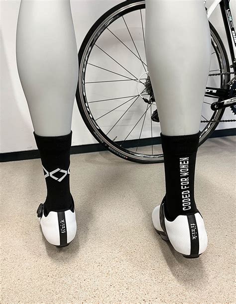 Women's cycling socks long CFW black | SHER®