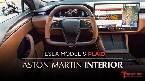 Aston Martin inside a Tesla Model S Plaid!? Full Custom Tesla Interior Upgrade Like Nothing Else ...