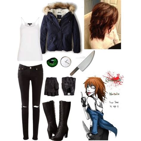 "Clockwork (creepypasta) costume" by xcherry on Polyvore in 2019 | Clockwork creepypasta ...