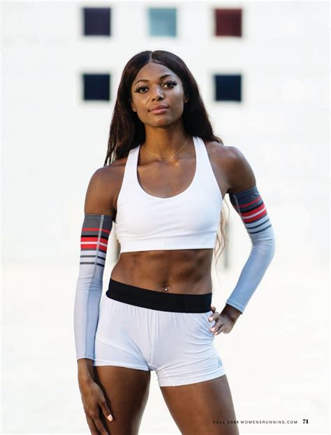 GABBY THOMAS in Women’s Running Magazine, Fall 2021 – HawtCelebs