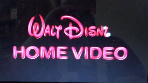 1986 Walt Disney Home Video Logo - YouTube