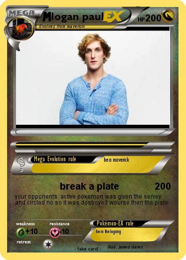 Pokémon logan paul 6 6 - break a plate - My Pokemon Card