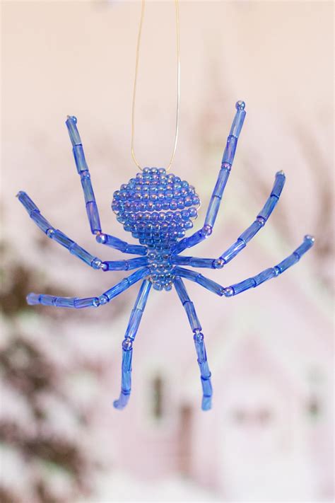 Christmas Beaded Spider Ornament | Beaded spiders, Christmas spider, Christmas bead