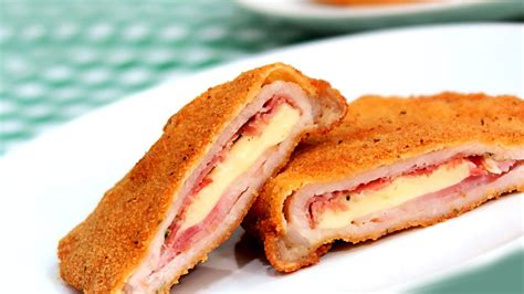 Jamón con queso a la milanesa