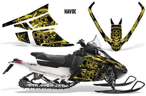 Arctic Cat F Series Sled Wrap Snowmobile Graphics Kit Stickers Decals ...