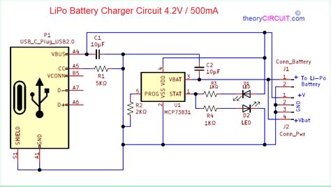 Lipo Battery Charger Circuit Diagram