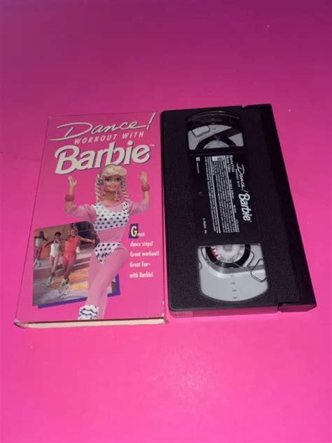 DANCE WORKOUT WITH BARBIE Vhs Video Tape 1999 Mattel Buena Vista Looking Glass $7.70 - PicClick