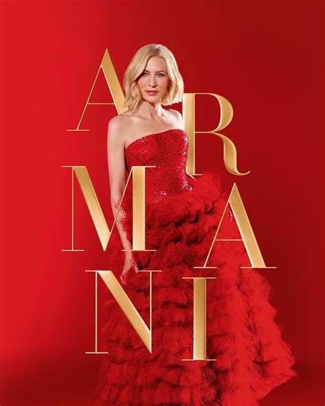 Cate Blanchett Armani Si Holiday 2020 Campaign