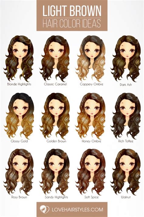 80+ Sexy Light Brown Hair Color Ideas | LoveHairStyles.com