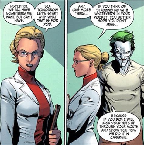 Harley Quinn and joker!! (Psychiatrist Dr. Harleen Quinzel with her patient the joker ...