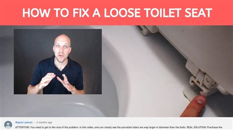 How to Fix a Loose Toilet Seat (2019 update) - YouTube