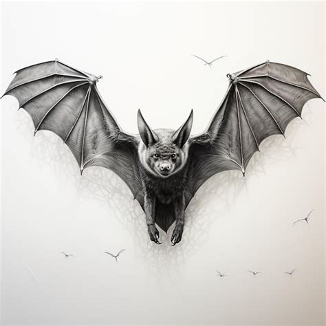 Premium AI Image | Watercolor drawing of a scary bat Halloween element ...