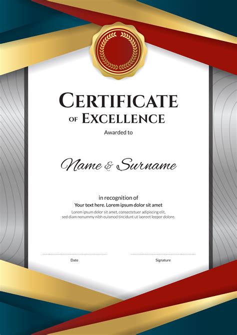 Award Certificate Border Template - Toptemplate.my.id