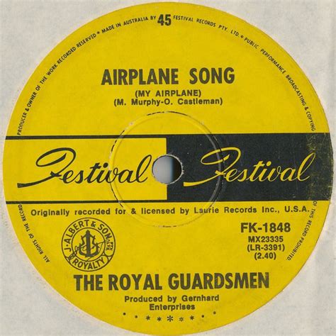 The Royal Guardsmen - Airplane Song (My Airplane) (1967, Vinyl) | Discogs