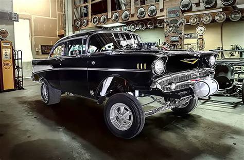 Finished Fast: 1957 Chevy Bel Air Gasser - ThrottleXtreme