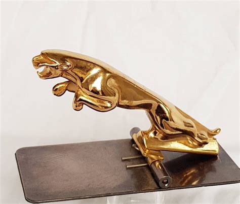 Jaguar Hood Ornament Gold Bonnet - Etsy