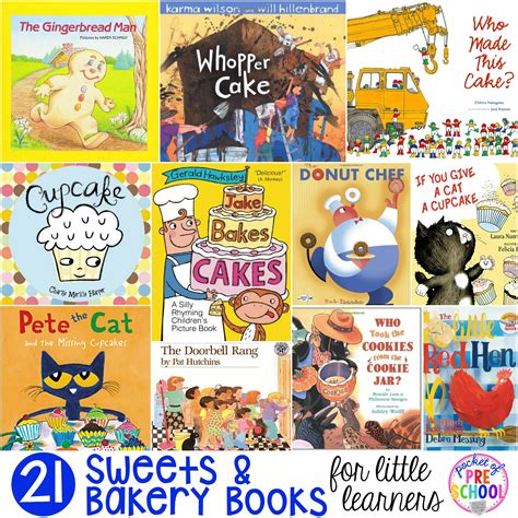 Sweets and Bakery Books for Little Learners - Pocket of Preschool