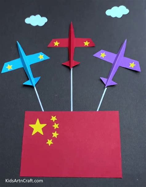 DIY Easy Paper Airplane Easy Tutorial For Kids - Kids Art & Craft