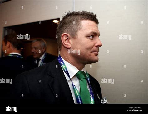 Brian O'Driscoll during the 2023 Rugby World Cup host union announcement at The Royal Garden ...