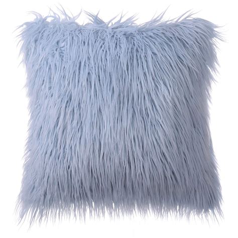 Fluffy Blue Pillows | Decorative throw pillows, Throw pillows, Blue pillows