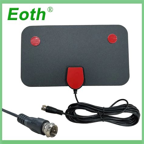 digital Indoor TV Antenna DTV Antena HDTV Antennas Free TV Fox Aerial DVB T DVB T2 Surf HD ...