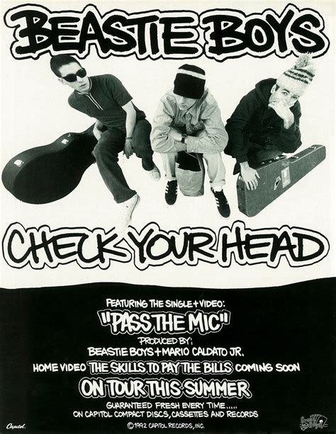 Hip-Hop Nostalgia: Beastie Boys "Check Your Head" (Press Kit, 1992)