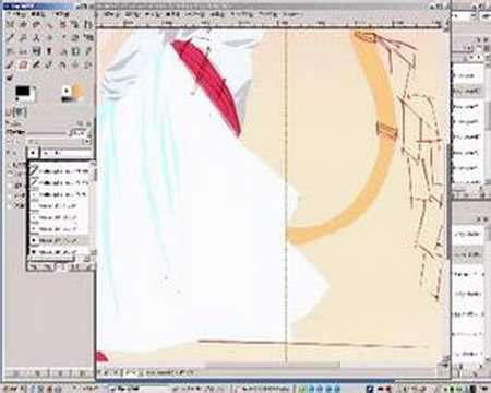 Drawing ANIME art with the Gimp #2 (5 of 6) - YouTube