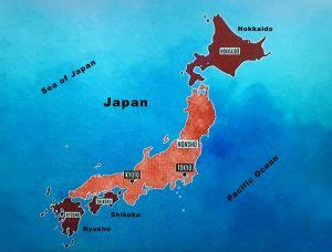 4 Islands Of Japan Map - Domini Hyacintha