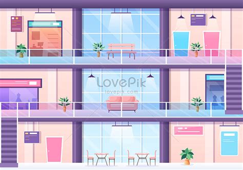 Shopping mall modern background illustration illustration image_picture free download 450121314 ...