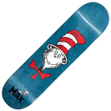 Almost Skateboards x Dr Seuss Max Cat Face Skateboard Deck 8.25 ...