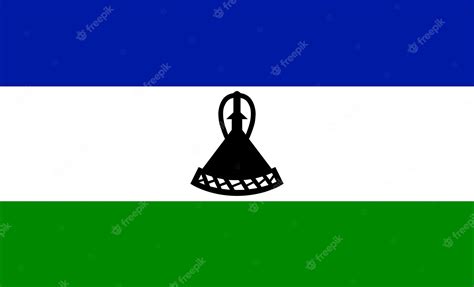 Premium Vector | Lesotho flag design illustrations vectors