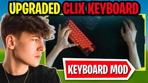 I Made My OWN CLIX KEYBOARD For 25$! (Keyboard Upgrade) - YouTube