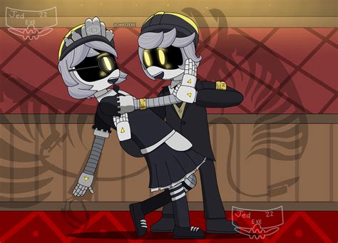 Murder Drones - V & N Dancing by OfficialJed22EXE on Newgrounds