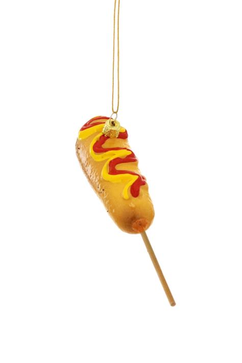 Corn Dog on a Stick Ornament – SqFt Decatur