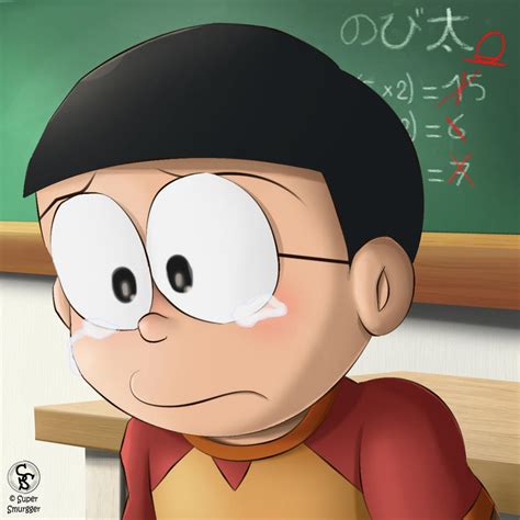 Sad Nobita, Mad Teacher, Glad Classmates by SuperSmurgger on DeviantArt