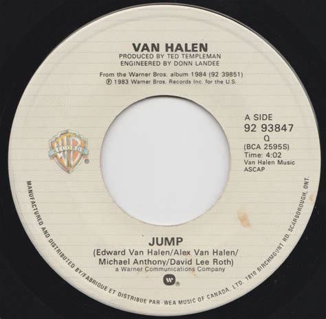 Van Halen - Jump (1984, Vinyl) | Discogs