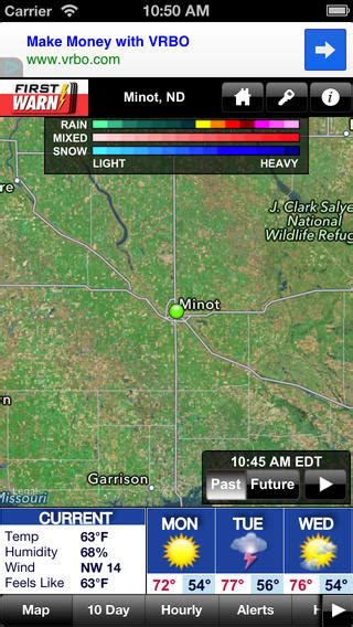 KMOT Wx app review: dedicated weather forecasting for residents of ...