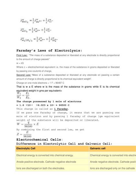 Chemistry - Redox Reactions And Electrochemistry - Notes - LearnPick India