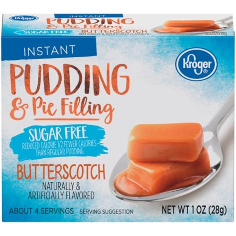 Kroger® Butterscotch Instant Sugar Free Pudding & Pie Filling, 1 oz - Kroger