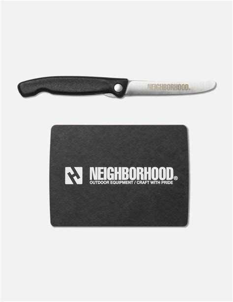 NEIGHBORHOOD - NH x Victorinox Knife and Cutting Board set | HBX ...