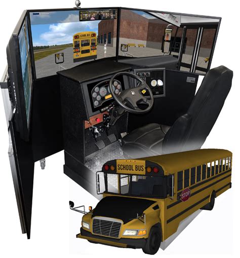 School-bus-driving-simulator VS600M-B. Professional training tool